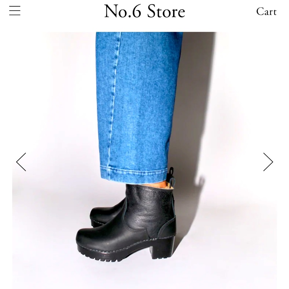 No.6 5”Pull On Shearling Clog